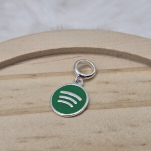 Berloque de prata 925 spotify