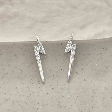 Brinco de prata 925 ear cuff ponto de luz - Imagem 11