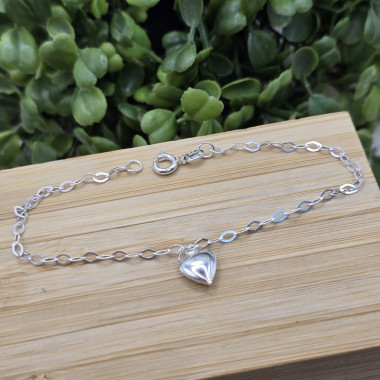Pulseira 1 Pingente Patinha de Cachorro 1,4gr - Imagem 5