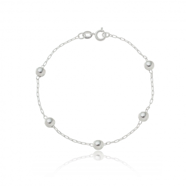 Pulseira Feminina 3 Fios Trançados em Prata 925 - Imagem 5