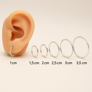 Argola Redonda Fio Quadrado 2,5cm 1,5gr em Prata 925 - Imagem 3