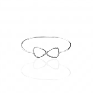 Bracelete Liso Dois Triângulos Arrebondados 2,5gr - Imagem 3