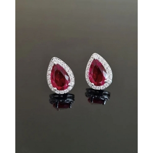 Brinco Micro Zircônia de Gota 1cm 1,5gr - Imagem 9