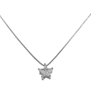 Corrente 45cm Veneziana V12 Ponto de Luz Estrela 8x8mm Grifa Alta - Imagem 10