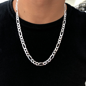 Corrente Masculina de Prata 3x1 7.5cm Fio 180 - Imagem 9
