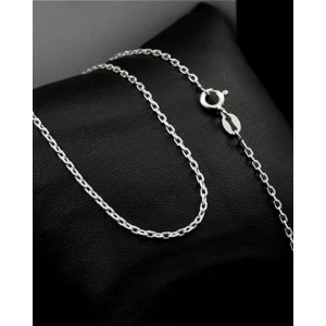 Corrente Masculina de Prata Elo Cadeado 4 mm Fio 80 - Imagem 11