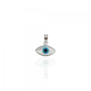 Pingente  Olho Grego Oval Madreperola 0,6g 7x15mm - Imagem 2