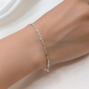 Pulseira de prata 925 cartier 3x1 fio 60 - Imagem 3