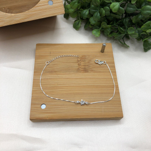 Pulseira de prata 925 elo v12 com pingente estrela zirconia De Prata - Imagem 5