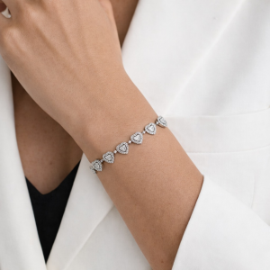 Pulseira de prata 925 inspiração sw coração - Imagem 3