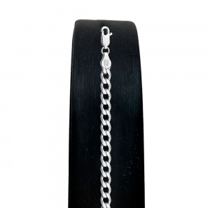 Pulseira de Prata Masculina 1x1 16,3g Fio 180 - Imagem 5