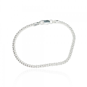 Pulseira Feminina Coreana Bombe em Prata 925 - Imagem 4