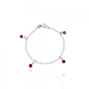 Pulseira Infantil Pontos de Luz 1,6gr - Imagem 4