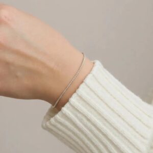 Argola Fio Torcido 1mm 2,5g De Prata