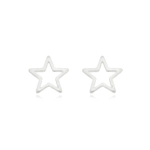 Brinco Estrela Chapinha Vazada