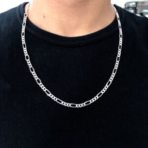 Corrente Masculina de Prata 3x1 Fio 120 em Prata 925