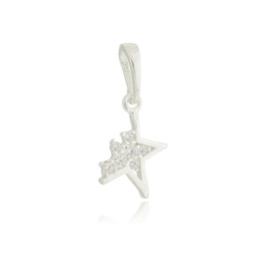 Pingente Estrela com Zirconia