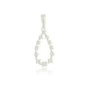 Pingente Gota com Zirconia