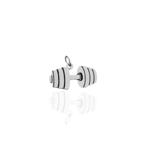 Pingente Halter Peso de Academia 0,7gr