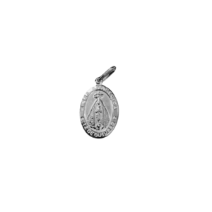 Pingente Medalha 405 N. Sra. Aparecida De Prata