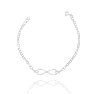 Pulseira 1 Pingente Infinito- 2,5gr