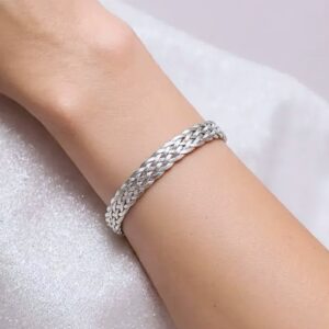 Pulseira de prata 925 6 fios