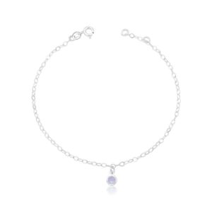 Pulseira Infantil com Mini Ponto de Luz De Prata