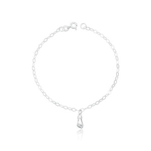 Pulseira infantil 1 pingente de figa 1,2gr