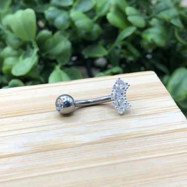 Piercing de Furo Argolinha Torcida 9,6mm - Imagem 11