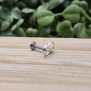Piercing de prata 925 infinito vazado com detalhe cravejado para hélix, tragus e tash rock - Imagem 10