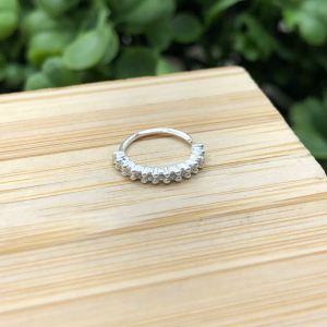 Piercing Furo Septo Argola Cravejada - Imagem 10