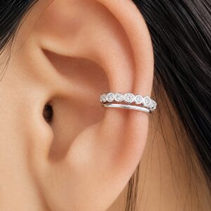 Piercing Fake Cravejado De Prata